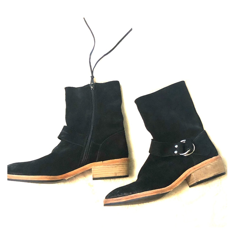 Ankle Boots Black Suede